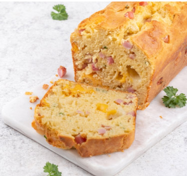 Cake lardons fromage Magimix.